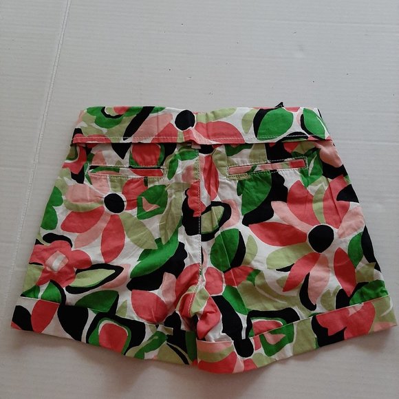 Gymboree Vintage NWT Abstract Flower Power Shorts NEW sz 8 - Picture 2 of 2